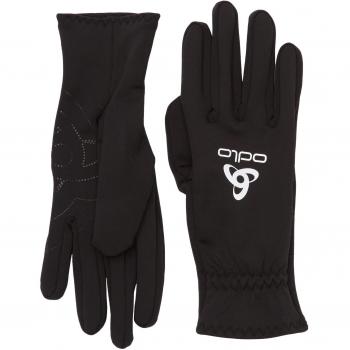 Odlo Jogger 2.0 – Guantes de running, color negro, tamaño XL
