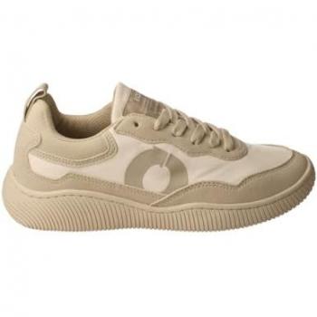 Zapatillas Deportivas Sostenibles de Mujer Ecoalf en Beige con Cierre de Cordones