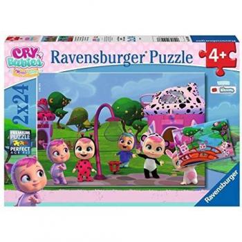 Ravensburger - Cry Babies Puzzle 2 x 24 Piezas, para Niños 4+ Años