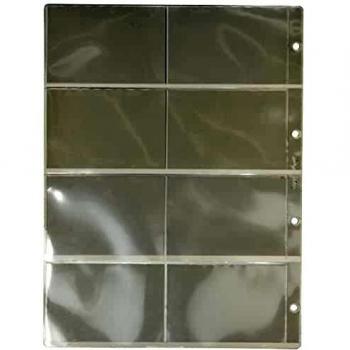 PARDO 101800 - Pack de 10 fundas para colección variada, 8 alojamientos