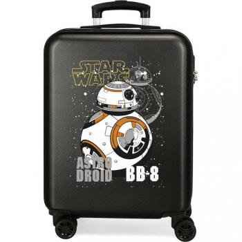 Maleta de cabina Star Wars Droids BB8 con diseño de la famosa saga galáctica - ¡Ideal para los fans de Disney!