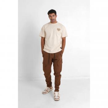 Sixth June Men's Brown Cargo Trousers