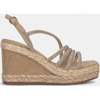 Alma EN PENA Beige Sandals for Summer Outfits, Female, Size: 7 UK / Wedges, Female, Beige, Size: 10 US