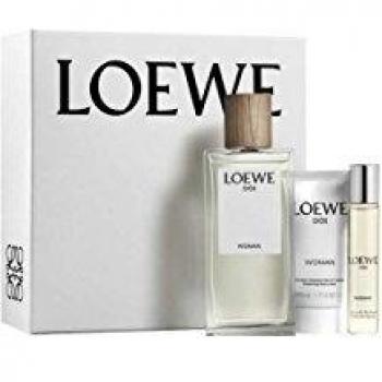 Loewe 001 woman eau parfum 100ml + leche corporal 50ml + eau parfum viaje, negro