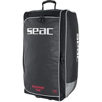 SEAC SUB 8002908432664, Bolsas Con Ruedas Unisex Adulto, Negro, 130 Lt