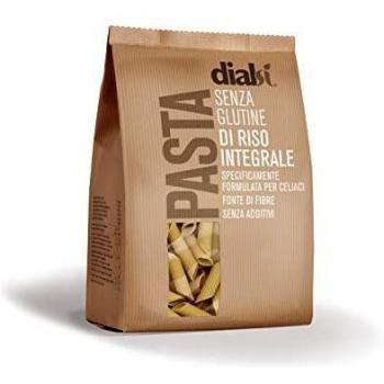 Dialsí - Plumas de pasta sin gluten de arroz integral - 400 g
