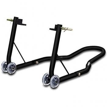 Caballete moto trasero ConStands Classic Universal negro mate para Triumph Street Triple/ R, Thruxton, Thunderbird Sport