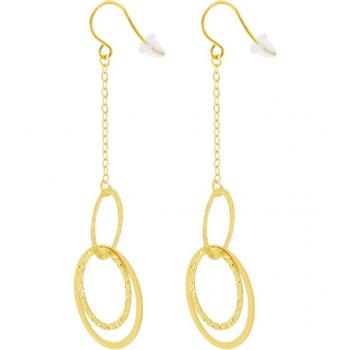 Pendientes Time Road HIN00115 Oro Mujer