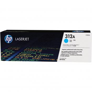 HP 312A (CF381A) Cyan Original LaserJet Toner Cartridge