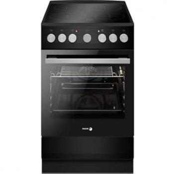 Cocina vitrocerámica eléctrica negra mate Fagor FACV203N 62L 4 fuegos