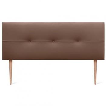 Cabecero de Cama Tapizado en Polipiel Arcilla 160x105cm con Patas para Camas de 150/160 cm - AQUALINE Pro