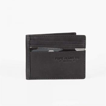 Pepe Jeans 7430461 Delta Tarjetero 10 cm, 0.04 litros, Negro
