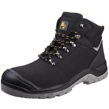 Amblers Safety AS252 Lightweight Water Resistant Leather Safety Boots Black Size 9
