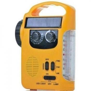 MAYMOC al aire libre Wind-up antorcha, linterna Solar, linterna LED y emergencia luz recargable con AM / FM Radio luz de emergencia & cargador de teléfono para caminar, senderismo, Camping, casa, jardín, alquiler de vacaciones