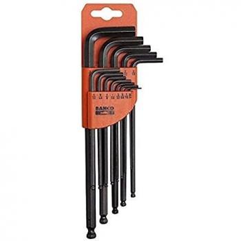 Bahco BE-9780 - Juego Llaves Hex 0,050-5/16