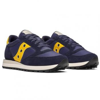 Saucony Men's Jazz Original Blue and Yellow Sneakers, Size 8 US