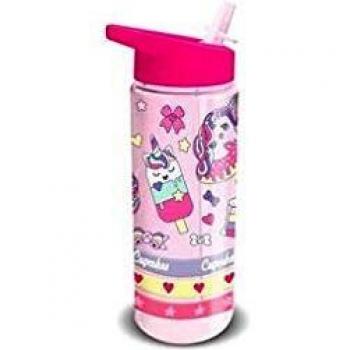 Desconocido Botella de Plastico de Colección Cupcakes Cantimplora, Unisex Adulto, Multicolor, Talla Única