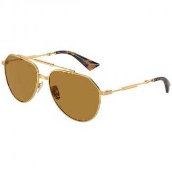 Dolce & Gabbana DG2302 02/53 Men's Sunglasses Gold Size 60