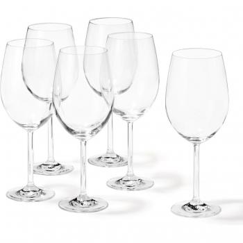 Leonardo Daily - Copas de vino tinto, 6 unidades, transparente