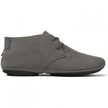 Botines Camper Right Nina K400221 - Gris - Piel Auténtica - Cómodo