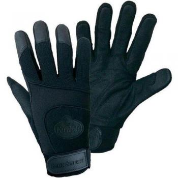 Guantes de Trabajo BLACK SECURITY FerdyF. 1911-9, Cuir Sintético y Spandex, EN 388, Tamaño 9 (L)
