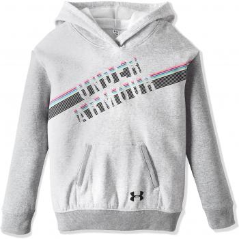 Under Armour Favorite Fleece Hoody Sudadera con Capucha, Niñas, Gris