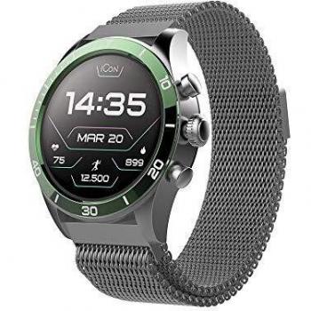 Smartwatch Forever ICON AW-100 con Notificaciones y Medición de Frecuencia Cardíaca en color Verde