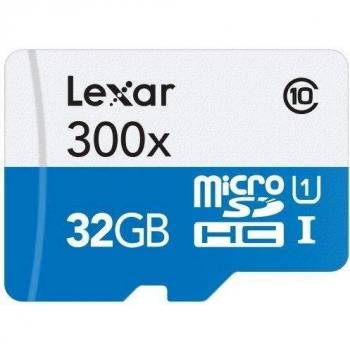 Lexar High-Performance - Tarjetas de memoria 300x microSDHC/microSDXC de 32 GB, UHS-I