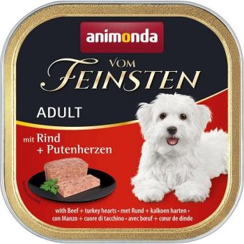 Animonda vom Feinsten Adult sin cereales 6 x 150 g - Vacuno y corazón de pavo
