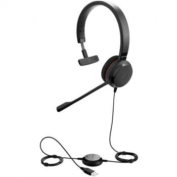 Jabra Evolve 30 MS Mono Monoaural Diadema Negro - Auriculares con micrófono