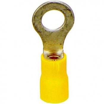Conector de cables HELLA 8KW 044 030-003 - Amarillo - Para secciones de 4.0mm² a 6.0mm² - M6 - Forma anular - Cantidad: 50