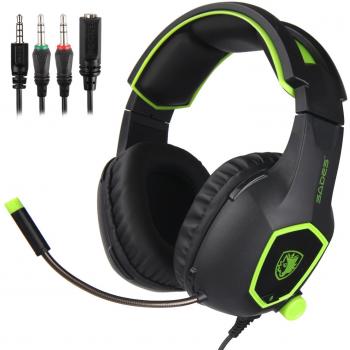 SADES SA807 nueva versión XBOX ONE PS4 pc Gaming Headset juego auriculares con micrófono para para Xbox One PS4 portátil Mac Tablet iPhone iPad iPod
