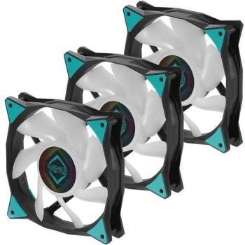 Iceberg Thermal IceGALE ARGB Black Pack de 3 Ventiladores 120x120mm