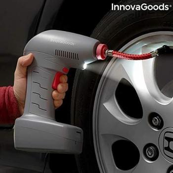 Airpro+ Portable Electric Air Compressor with LED Light for Car Tyres