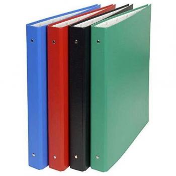 Exacompta 52432E Classeur remborde PVC 4 Anillas 30 mm A4 Maxi, Colores Surtidos , 1 unidad