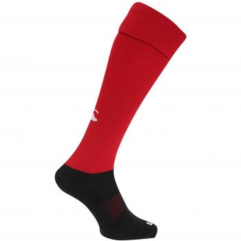 Calcetines deportivos para jugar al rugby Canterbury para hombre XL rojos