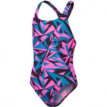 Bañador de niña de natación Speedo Hyperboom Allover Medalist