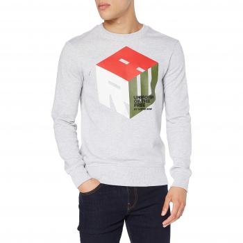 G-STAR RAW Graphic 6 Core Sudadera, Gris