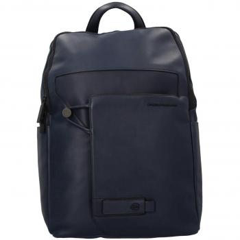 Piquadro Blue Bucket Backpack, Unisex, Blue, Size: ONE SIZE