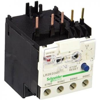 Schneider Electric LR2K0307 TeSys LR2K Relé Térmico, 3P, 1.2… 1.8A, Clase 10A, 58mm x 45mm x 65mm