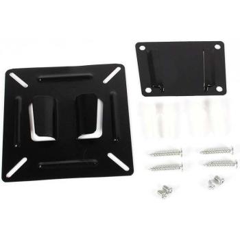 Soporte de pared para TV VESA 75/100, compatible con pantallas planas de 12-24 pulgadas, LCD y LED