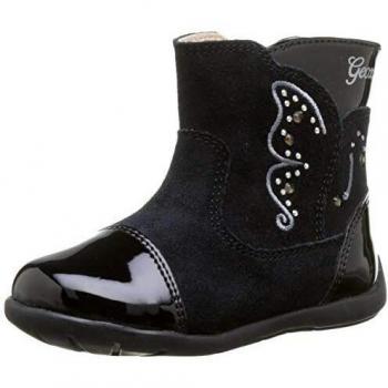 Geox B Kaytan C, Botas Niñas, Negro