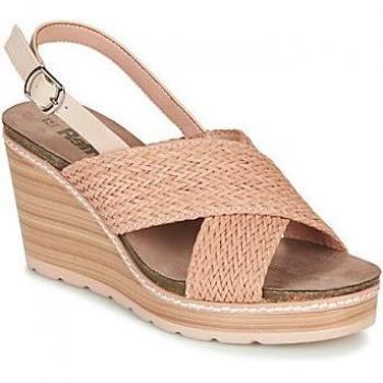 Sandalias NANI para mujer en color nude de nobuck - REFRESH 69489 C