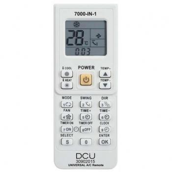 Mando a Distancia Universal para Aire Acondicionado DCU 30902015 7000 en 1, color Blanco
