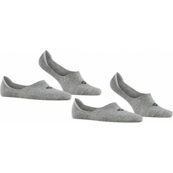 Burlington Men's Everyday 2-Pack Invisible Socks with Anti-Slip System - Solid Color