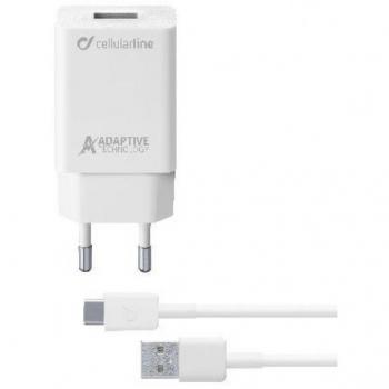 Cellularline Kit cargador de red Tipo-C 15W
