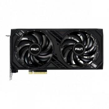 Palit Dual GeForce RTX 4060 8GB GDDR6 PCIe 4.0 Graphics Card with HDMI, 3 DisplayPort, 2460MHz Clock Speed, and RGB Lighting NE64060019P1-1070D