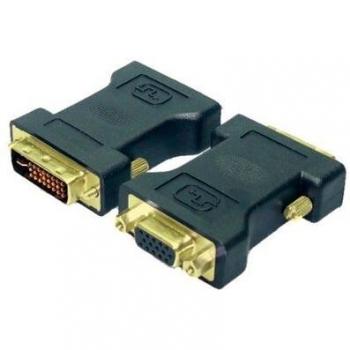 Adaptador DVI-I a VGA M/H de color negro