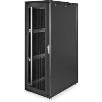 Armario para servidores DIGITUS de 19 pulgadas 36U - 60x100 cm - Serie Unique - Capacidad de carga 1000 kg - Profundidad útil 875 mm - Negro