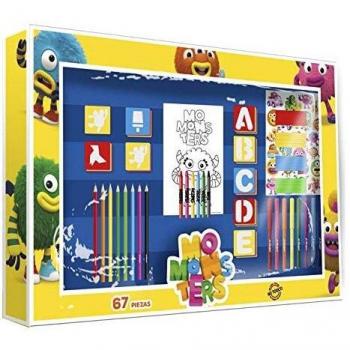 C Y P SET DE ACTIVIDADES CON 67 PIEZAS EN CAJA MOMONSTERS, GS-67-MM